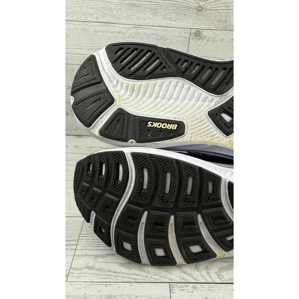 Brooks Ghost 17 1104422E090 Black White 10.5 2E Men DNA Loft Running Shoes #446